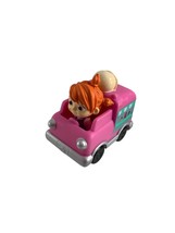 Cocomelon Ice Cream Truck Pink Mini Vehicle Plastic Wheeling Girl Yoyo Driver - £9.49 GBP