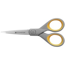Westcott 13525 5-Inch Pointed Titanium-Bonded Crafting Scissors with Sof... - £14.62 GBP