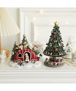 Christmas tree tabletop ornaments - creative resin decorative gifts - $166.00