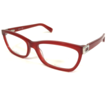 Max Mara Eyeglasses Frames MM 1151 Q67 Red Silver Crystals Cat Eye 53-16... - $55.97