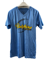 Holloway Femmes Dauphins Football T-Shirt, Bleu - M - £10.13 GBP