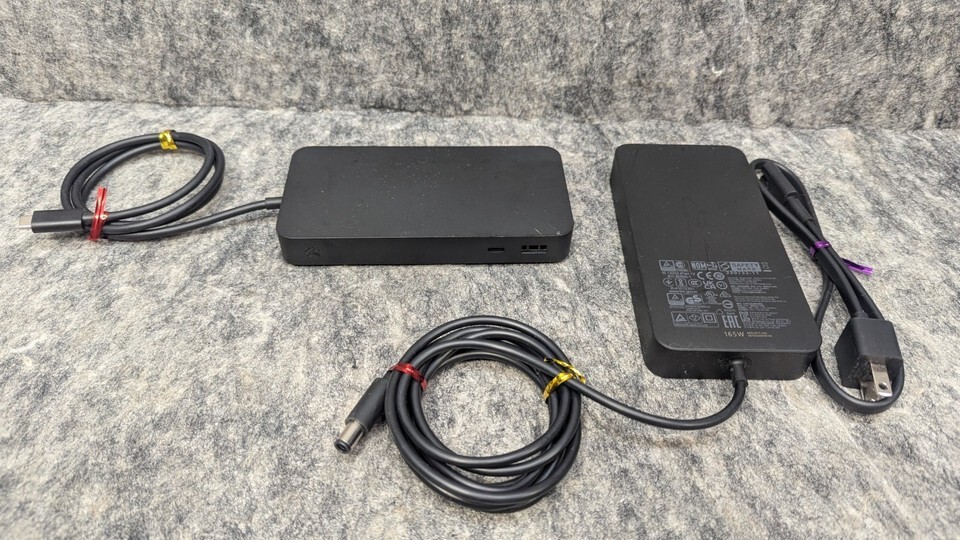 Microsoft 2049 Thunderbolt 4 Surface Dock with 2055 165W Power Supply Works - $147.99 Microsoft 2049 Thunderbolt 4 Surface Dock with 2055 165W Power Supply Works - $147.99