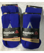NIP reebok all sport youth socks size small BLUE Size Small. 4 Pairs - $52.13 CAD
