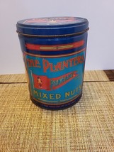 VTG 1989 Large Planters Peanuts Limited Edition Mixed Nuts Tin Can 14 oz - £4.00 GBP