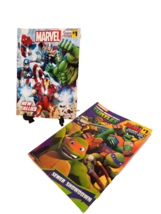 Lot 2 Marvel Avengers &amp; Tmnt Jumbo Coloring &amp; Summer Activity Books - £10.94 GBP