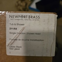 Newport Brass 1.8 GPM Multi-Function Solid Brass Shower Head 211/54 - £225.76 GBP