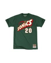 NWT mens medium gary payton Seattle SuperSonics Sonics Mitchell &amp; Ness tee Shirt - £26.00 GBP