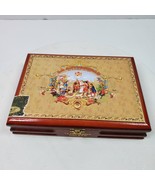 La Antiguedaed Cigar Box Wood 9x7x2 Inch EMPTY Tobacciana - $22.62