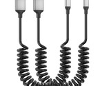 Coiled Usb C Cable For Car 2Pack, 3A Usb Type C Charger Cable Fast Charg... - $18.99