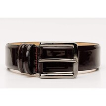 The Dodoma Burgundy Patent Leather Belt image 7