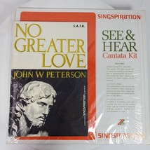 Vintage 1958 Singspiration No Greater Love Demonstration 33.3 Album + Piano Book - $20.57