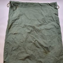 Army Barracks Bag OD Green 100% Cotton Large Laundry Bag Military USGI G... - $5.62