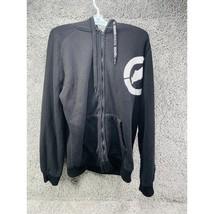 Ecko Unltd Hoodie Mens XL Embroidered Full Zip Sweater Jacket Black - $28.42