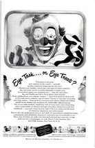 Clown Television Better Vision Institute Magazine Ad Print Design Advert... - $12.86