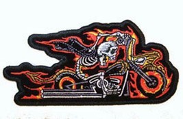 WHAT THE HECK PATCH P5970 hat jacket patches skeleton motorcycle biker F... - $9.45