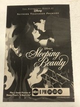 Disney Sleeping Beauty Tv Guide Vintage Print Ad TPA17 - $6.92