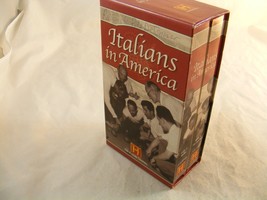 The History Channel ITALIANS IN AMERICA  -  VHS VIDEOTAPE 2 Tape Set - VG - £3.17 GBP