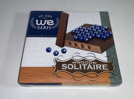 WE Games Wood Solitaire 2007 New Sealed - £13.06 GBP
