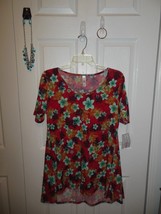 Ladies Lularoe Perfect Tee Small w Paparazzi Necklace&amp;2 Pair Earrings(34) - £17.58 GBP