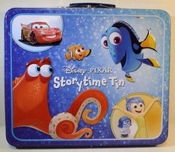 Disney Pixar Storytime Tin 12&quot; x 10&quot; x 2&quot; Cars, Finding Nemo, Dory, Inside Out - £5.03 GBP