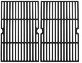 Cast Iron Grill Cooking Grates Grid 2-Pack 16.5&quot; Set for Kenmore 4 Burne... - £67.56 GBP