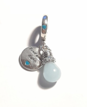S925 Glow-In-The-Dark Lightbulb Dangle Charm for Bracelet Necklace - £9.68 GBP