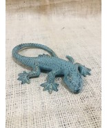 1 GREEN LIZARD Garden Statue GECKO Western Paper Weight Cast Iron Southw... - $19.19 CAD