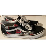 Vans Old Skool Skate Shoes Black/White/red/gray men’s 7.5 Women’s 9 - $35.00