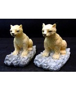 Lot of 3 Polar Bears 2 1/4&quot; Tall Heavy Resin Wildlife Collectible Figuri... - $10.95