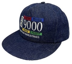 Vintage Simpson Industries Hat Cap Snap Back Denim Bluffton Operation QS9000 - £14.79 GBP