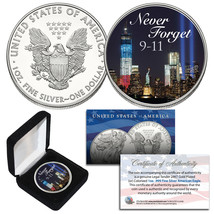 World Trade Center Night Us Mint American Silver Eagle Dollar 1 Oz Coin Wtc 9/11 - £66.16 GBP