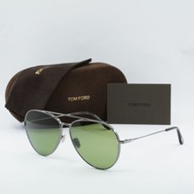 TOM FORD FT0996 08N Shiny Gunmetal/Vintage Green 62-14-145 Sunglasses New Aut... - £137.40 GBP