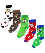 Super Mario Bros. Heroes and Villains 5-Pair Pack of Crew Socks Multi-Color - $19.98