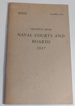 Excerpts from Naval Courts and Boards 1937 - Prepared in May 1944 - £6.81 GBP