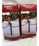 50 Count Green Adjustable Outdoor Light Stakes Yard Christmas Holiday Li... - $16.12 CAD