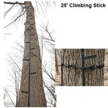 Climbing Sticks 25&#39; Tree Stand Hunting Steps Tubular Steel 300LB Capacity New - £91.75 GBP