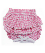Ruffled Pink and White Gingham Incontinence Dog Panties Size XL  - $13.99 CAD