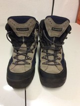 LOWA Women Klondike GTX Mid Gore Tex Hiking Trail Boots Suede 8.5 Blue L... - £43.92 GBP