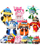 ROBOCAR POLI Transformation Toys Play Set (Set Of 6) (USA SELLER) - $818.69 MXN