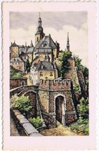 Luxembourg Postcard La Ville Haute &amp; La Porte Du Breitenweg - $2.05