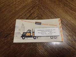 1950s Merrimack Farmers Plymouth New Hampshire Ink Blotter unused - $8.59