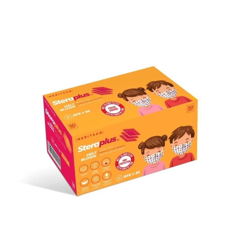 Steraplus Kids Patterned Children&#39;s Mask 50 Pieces - $5.82