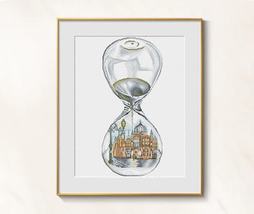 Venice Cross Stitch Travel pattern pdf - Memory Bottle cross stitch Italy chart - £9.15 GBP