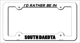 Be In South Dakota Novelty Metal License Plate Frame LPF-368 - £14.90 GBP