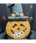 Halloween Light Up Boo Resin Pumpkin Decor - €35,81 EUR