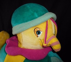 Vintage 1999 Snubelgrass Interactive Yellow Duck Stuffed Animal Plush Toy Big - £74.94 GBP