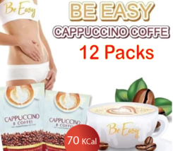 12X Be Easy Cappuccino B Instant Coffee Diet Drink Weight Control Slimming - $211.01