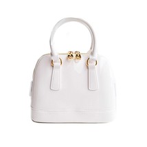 Jelly Melissa Club Women Shell Bags Shoulder Handbag Summer Solid Color Diagonal - £29.19 GBP