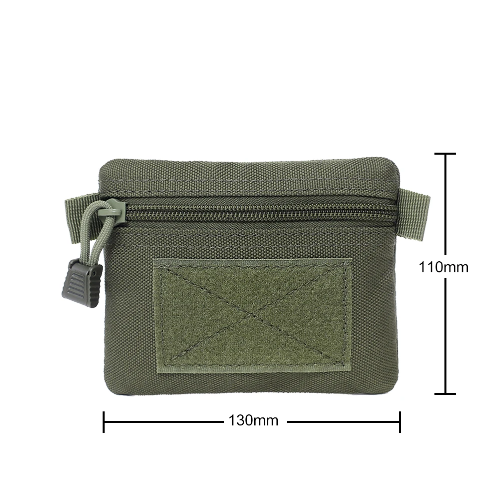 10-1PCS EDC Molle Pouch Wallet Waterproof Zipper Waist Coin Bag Medical Belt Por - £84.04 GBP
