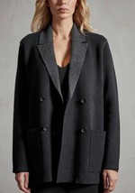 James Perse montecito sweater jacket Black/anthracite - $369.00